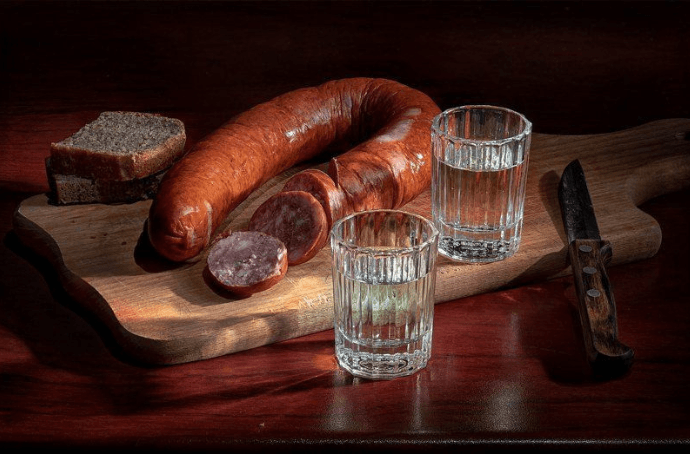 Foodpairing i kiełbasa z wódką